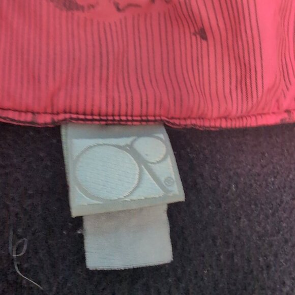 Vintage Ocean Pacific Mind Over Board Fleece Quarter Zip Black With Surf Motif - Picture 2 of 9